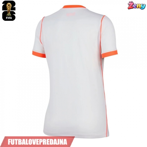 Lacne Ženy Futbalové dres Holandsko MS 2026 Krátky Rukáv - Preč